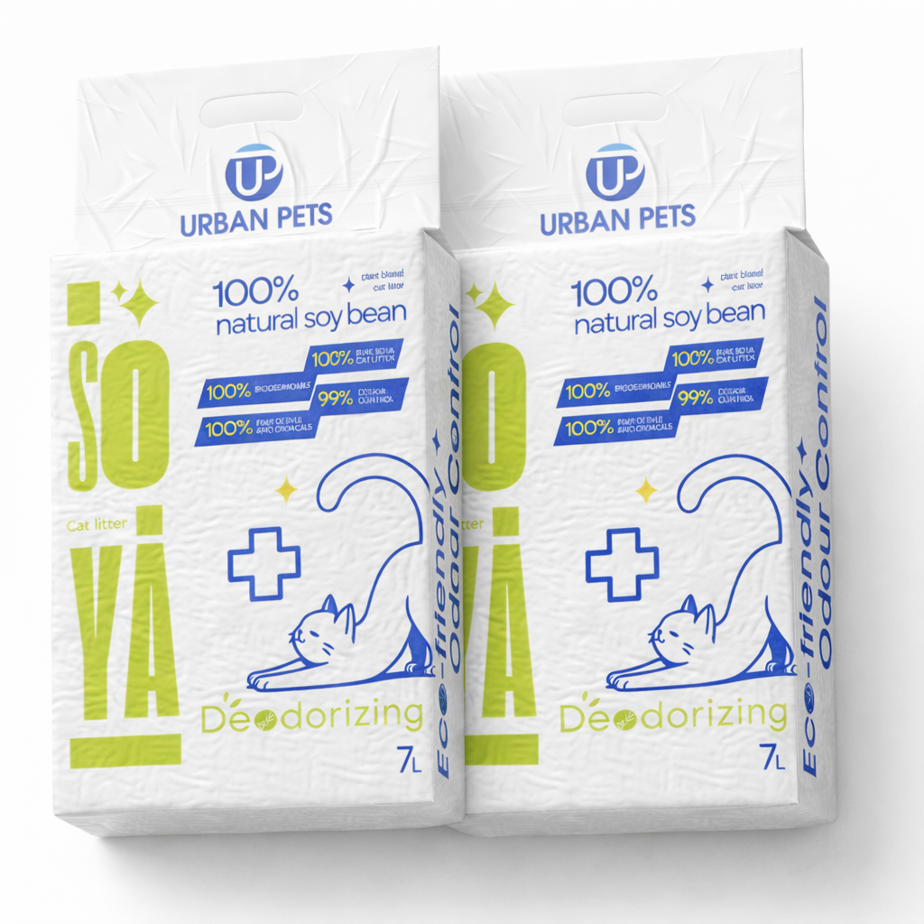 2,4,8 Pack Soya Cat Litter 7L ,Clumping, Flushable, Absorbent