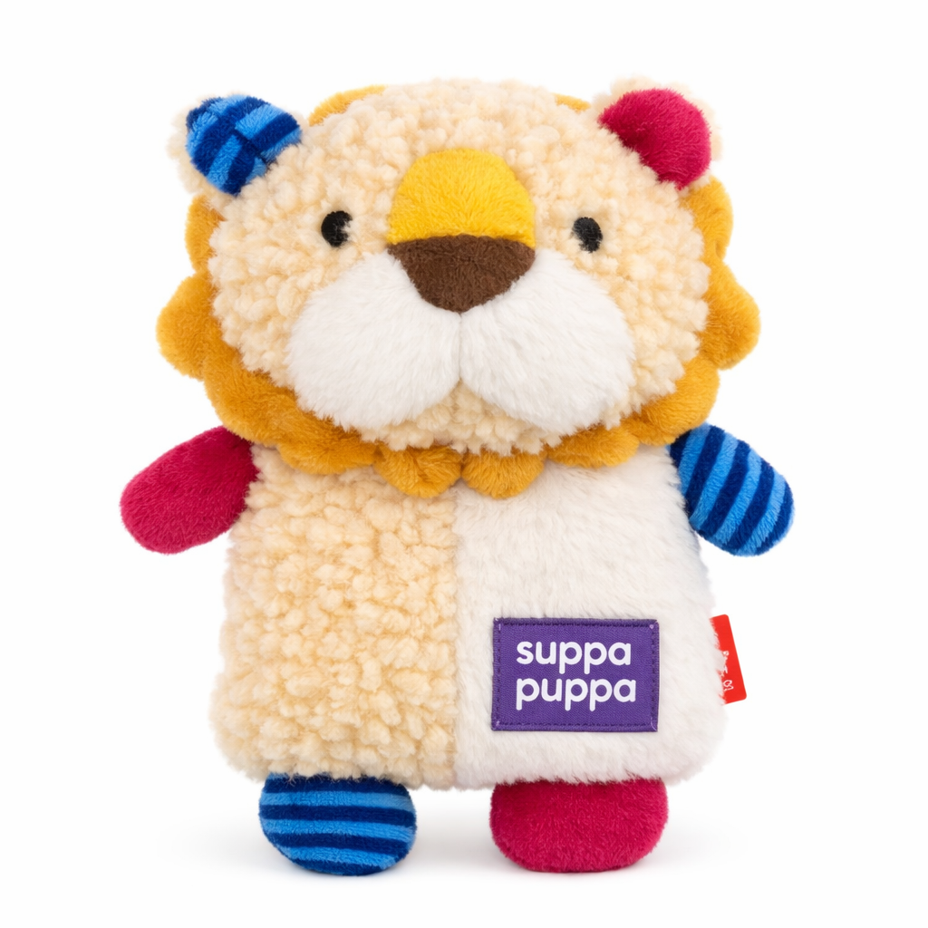 Suppa Puppa Lion Squeaker/Crinkle Inside