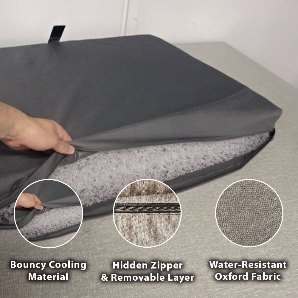 Cooling Pet Beds. Large Pet Beds with Washable Cover