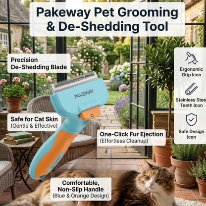 Pet Grooming & De-Shedding Comb