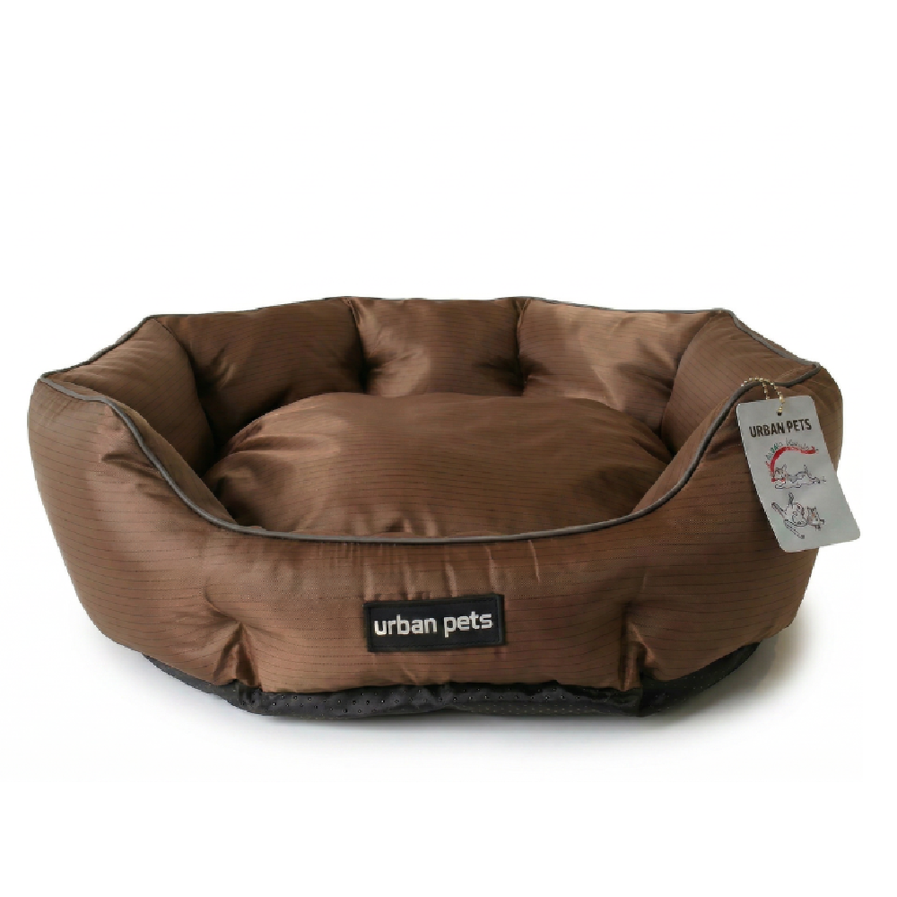 Round Water Resistant Anti-Static Pet Bed Machine Washable