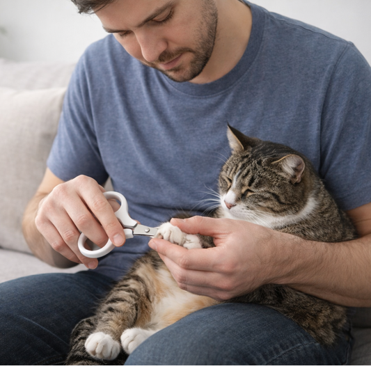 Pakeway Bent Tip Nail Clippers for Cats and Dogs
