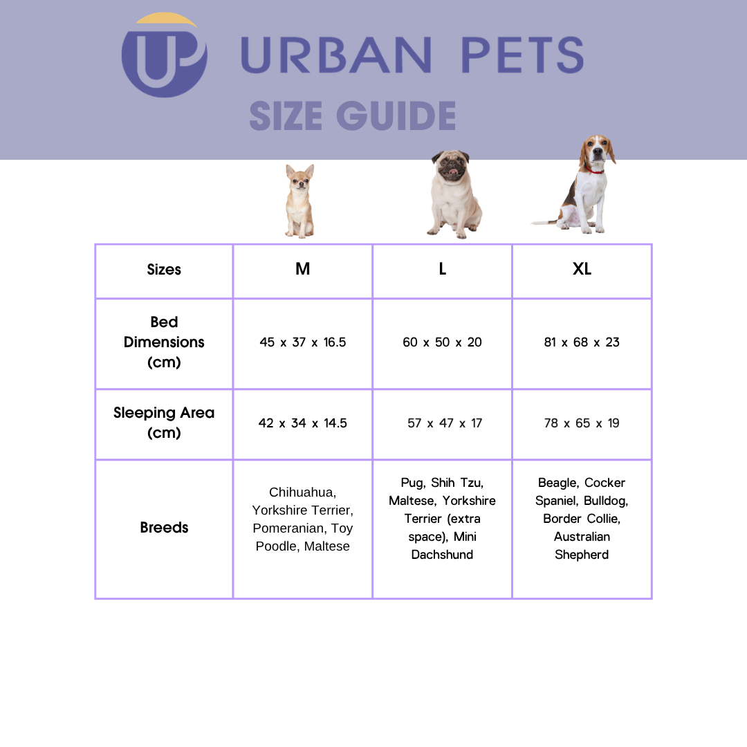 Reversible Cat Dog Pet Bed with Removable Soft Fleece Pillow