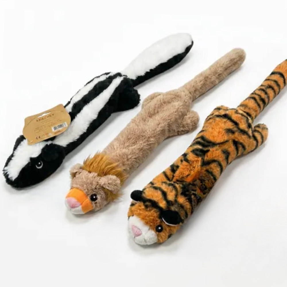 Tiger, Lion & Skunk Plush Toy
