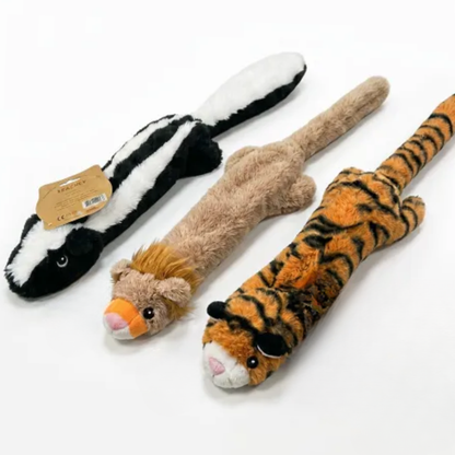 Tiger, Lion & Skunk Plush Toy