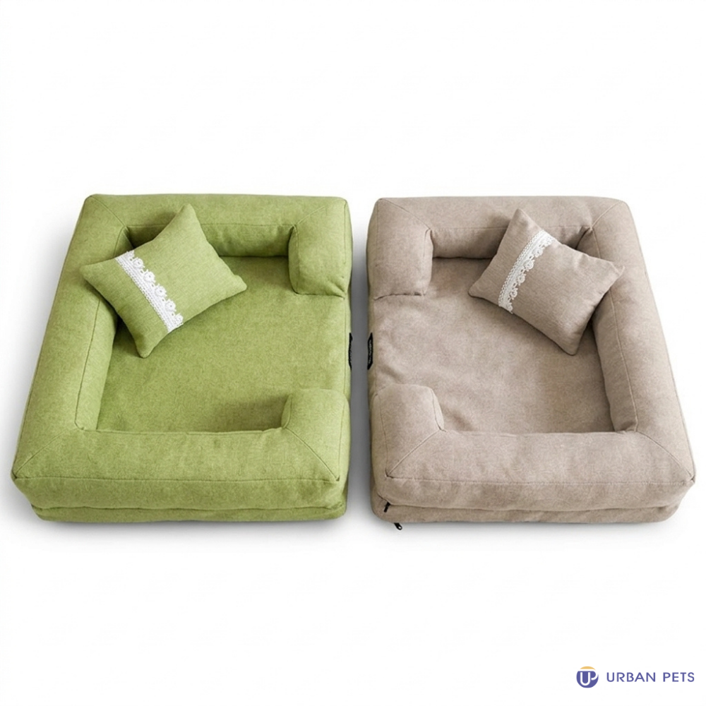 Elegant Pet Sofa Bed With Pillow Dog Cat Bed