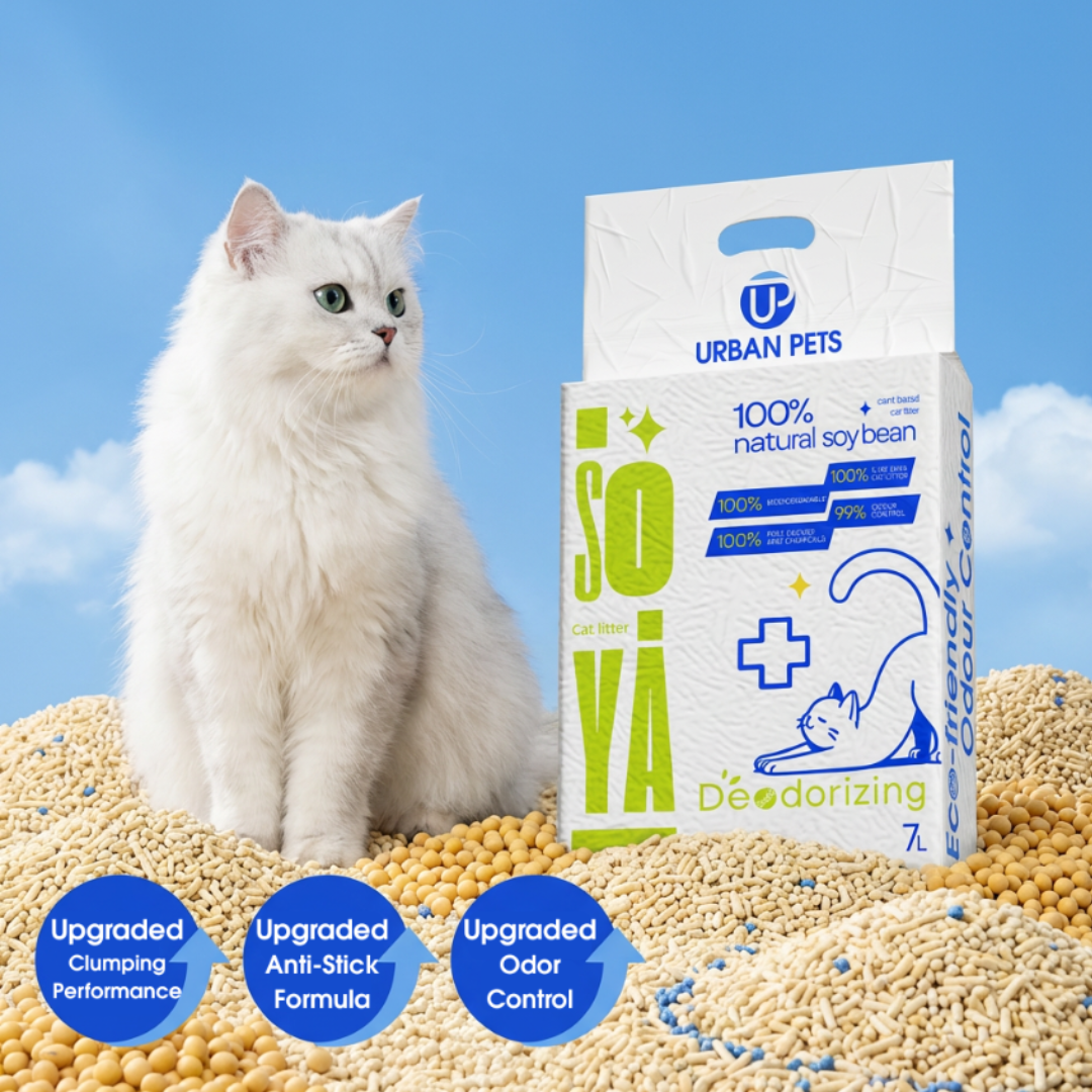 7L Soya Cat Litter,Clumping,Flushable,Absorbent,Fast Drying