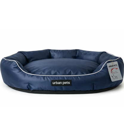 Round Water Resistant Anti-Static Pet Bed Machine Washable