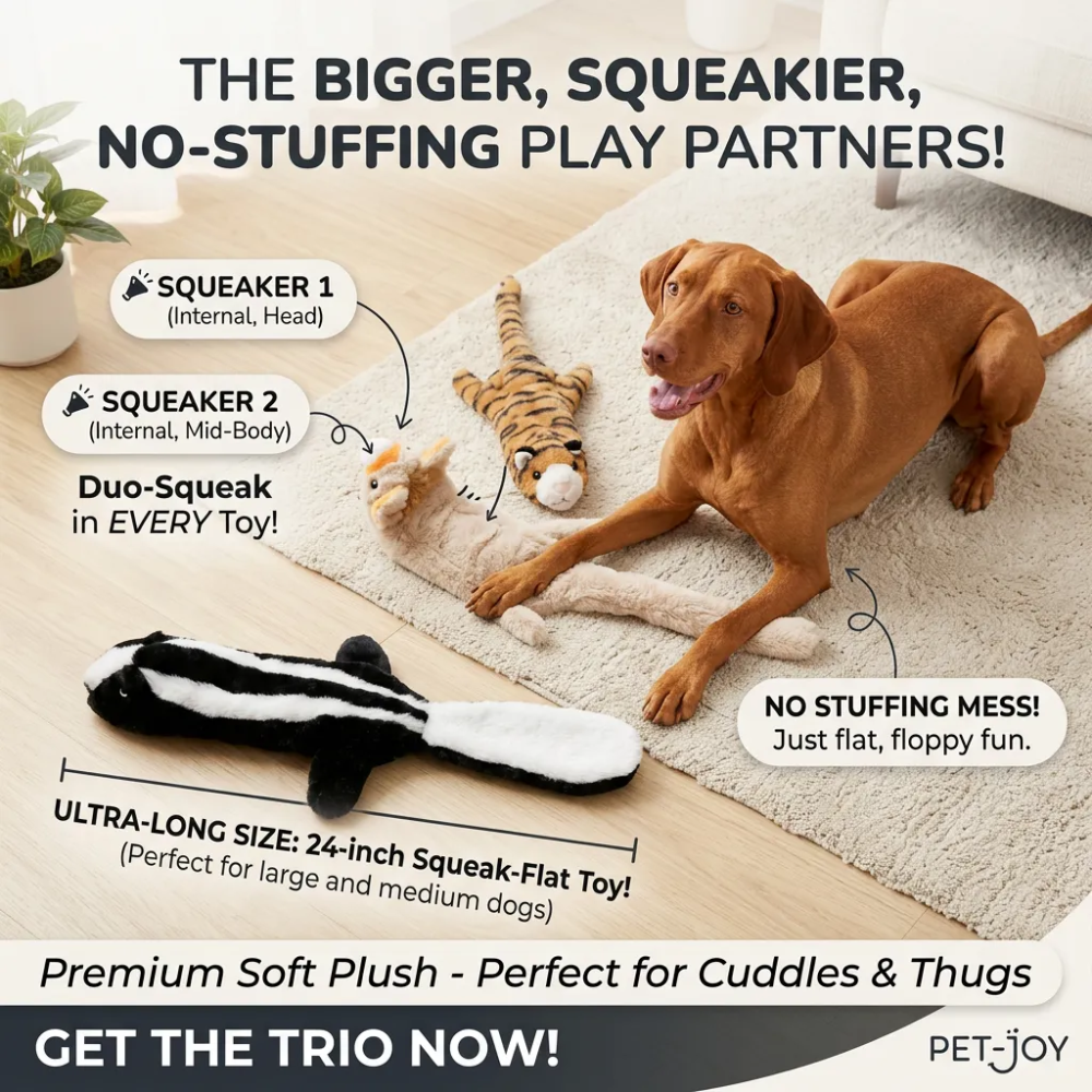 Tiger, Lion & Skunk Plush Toy