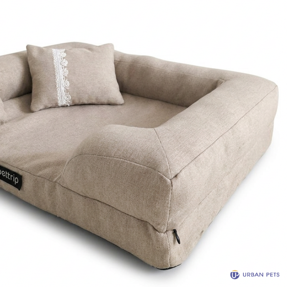 Elegant Pet Sofa Bed With Pillow Dog Cat Bed