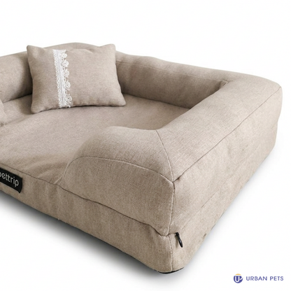 Elegant Pet Sofa Bed With Pillow Dog Cat Bed