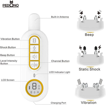 Waterproof Dog Remote Control Training Anti-Bark Collar