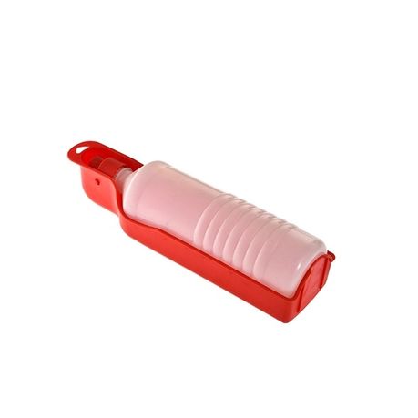 Dog Water Bottle 500ML Foldable Dog Water Dispneser BPA Free - Red