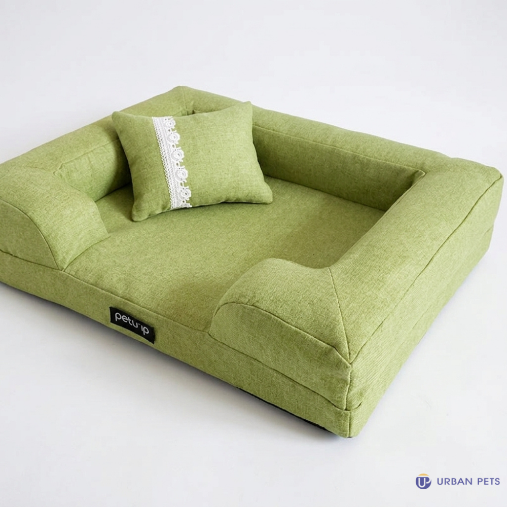Elegant Pet Sofa Bed With Pillow Dog Cat Bed