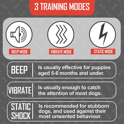 Dog Training Collar with Remote 3 Training Modes