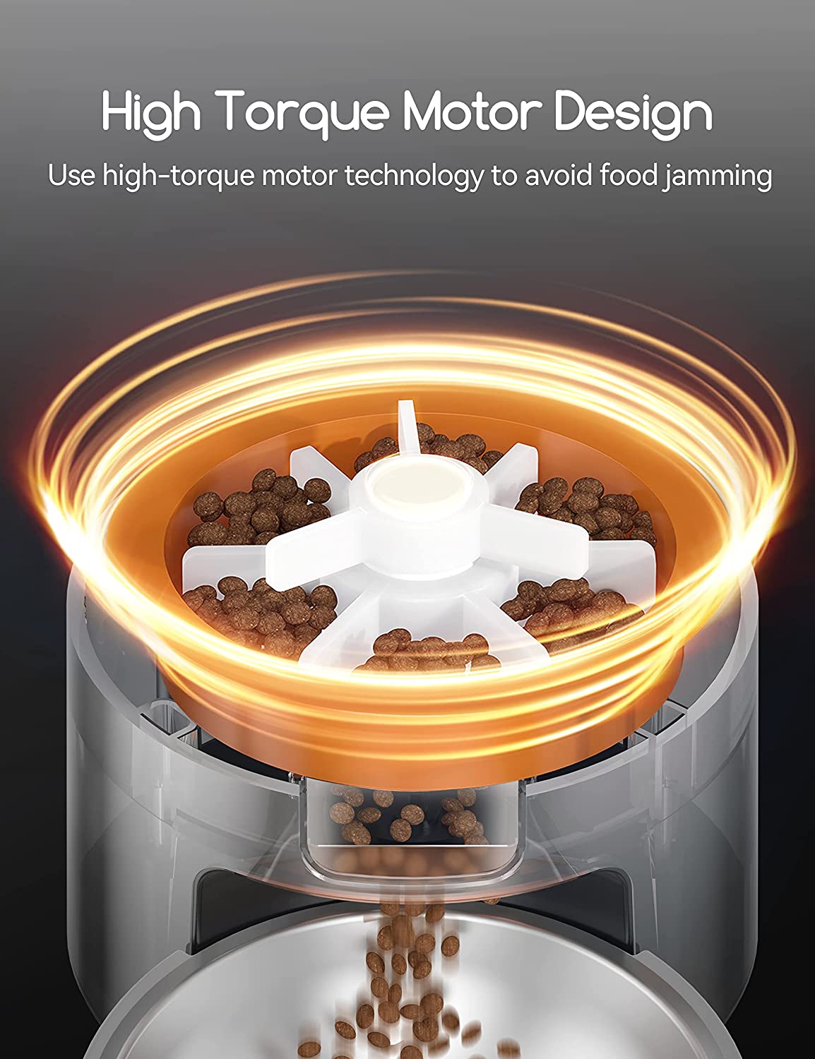 6L Automatic Pet Feeder, Timed Food Dispenser, Easy to Clean