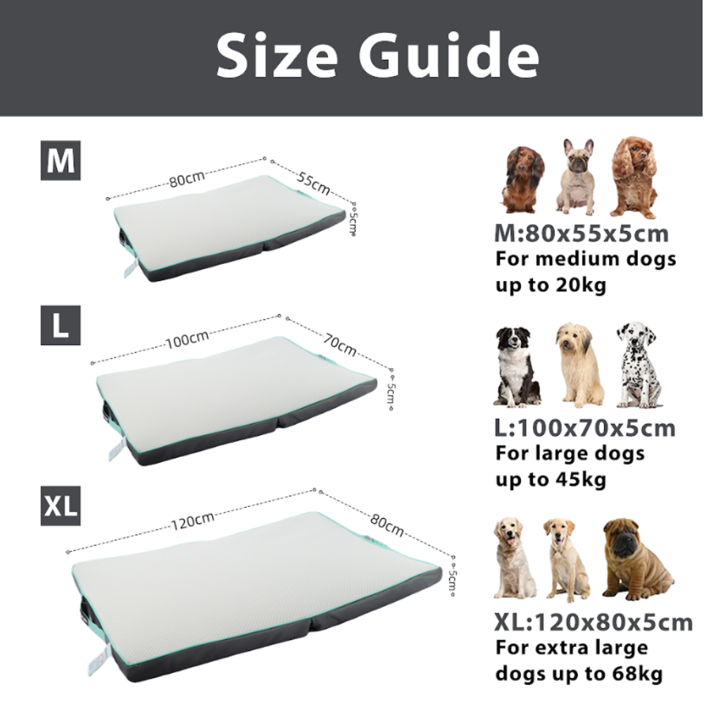 Cooling Pet Beds. Large Pet Beds with Washable Cover