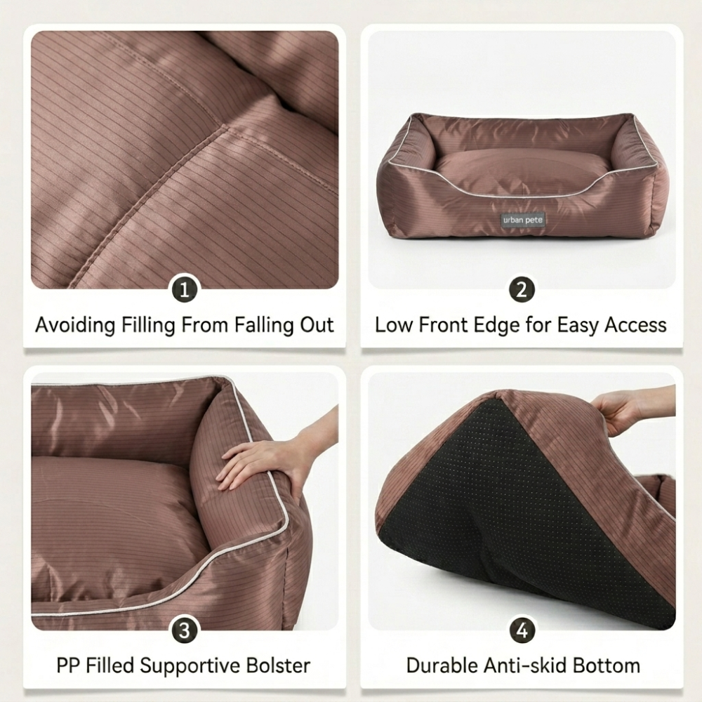 Water Resistant Anti-Static Pet Bed Machine Washable