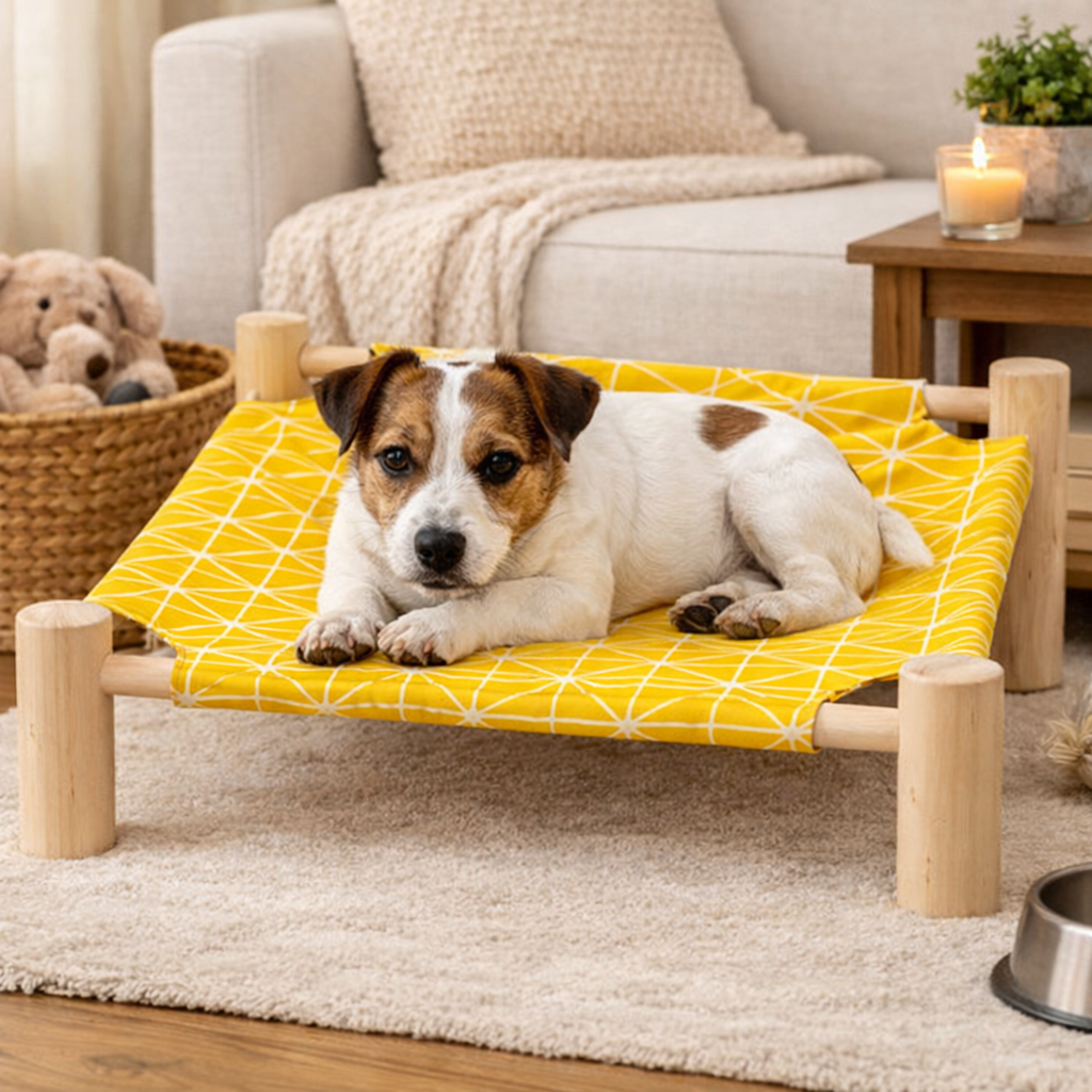 Portable Elevated Pet Cot Bed for Cat Dog