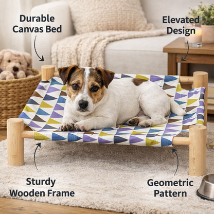 Portable Elevated Pet Cot Bed for Cat Dog