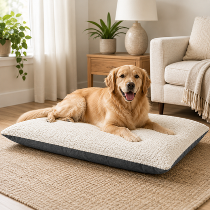 Urban Pets Reversible Pet Pillow – Grey & White