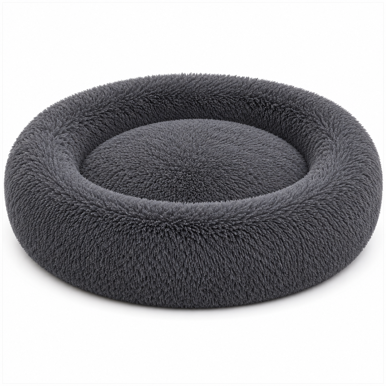 Premium Plush Calming Cuddle Bed for Cats & Dogs