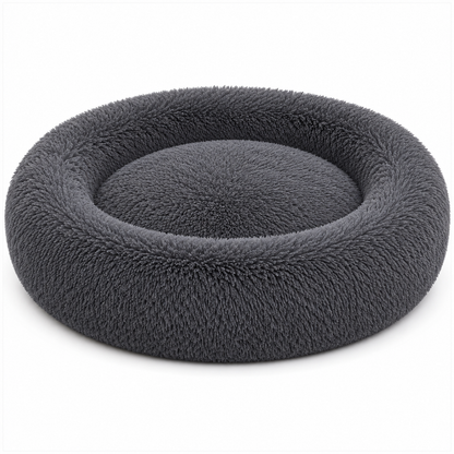 Premium Plush Calming Cuddle Bed for Cats & Dogs