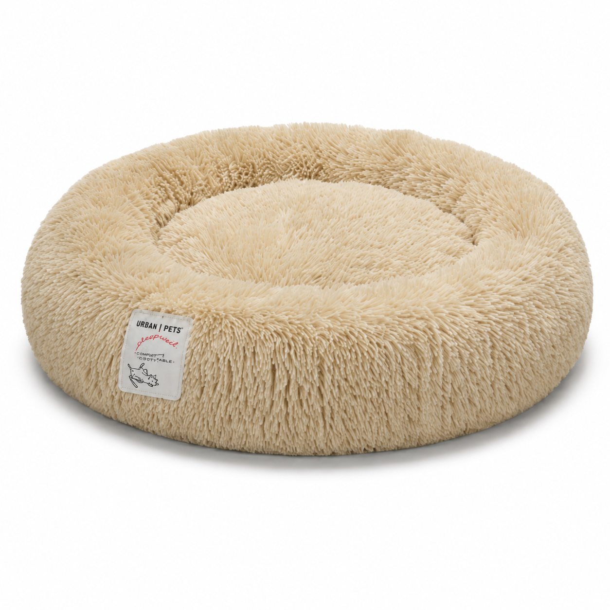 Premium Plush Calming Cuddle Bed for Cats & Dogs