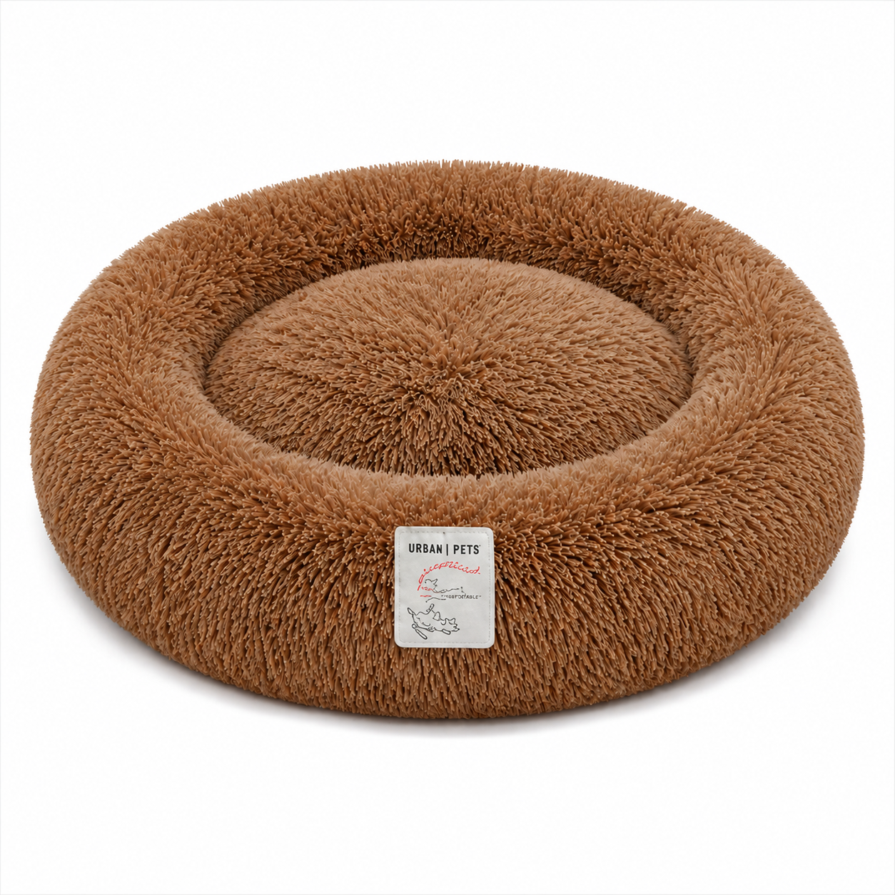 Premium Plush Calming Cuddle Bed for Cats & Dogs