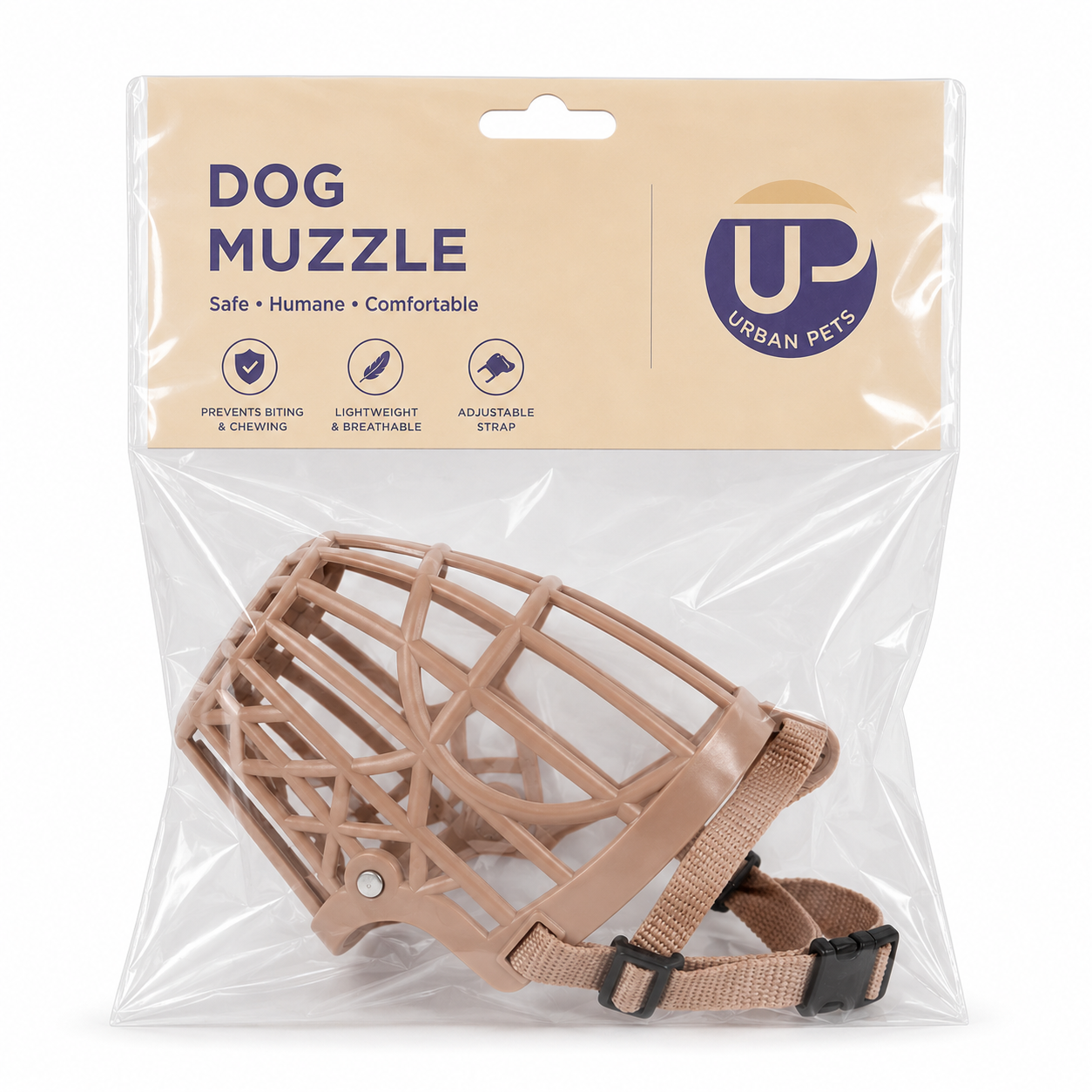 Soft Plastic Dog Muzzle Anti Bite Adjustable Basket Mouth Cover