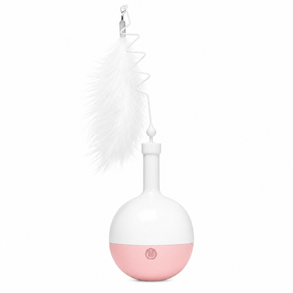 Motion Sensor Interactive Cat Ball Toys with Food Dispenser