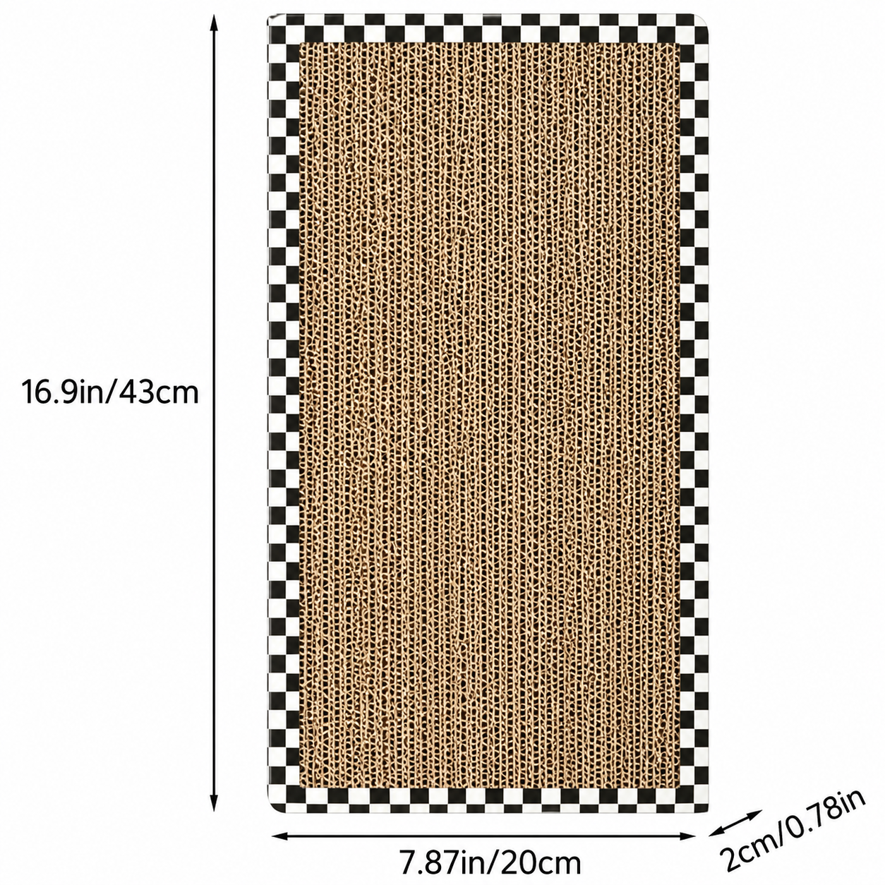Premium Reversible Scratch Pad for Cats