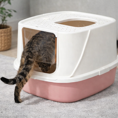 Ark Cat Litter Box, Front Enter Top Exit Anti-Splashing