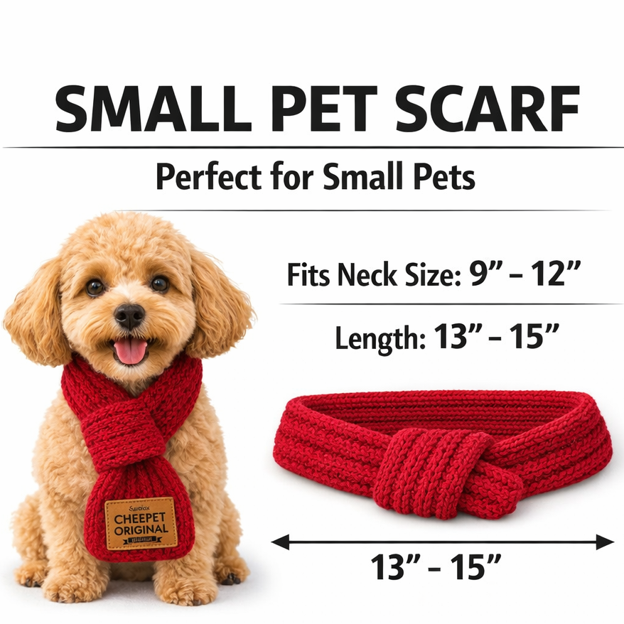 Knitted Pet Scarf