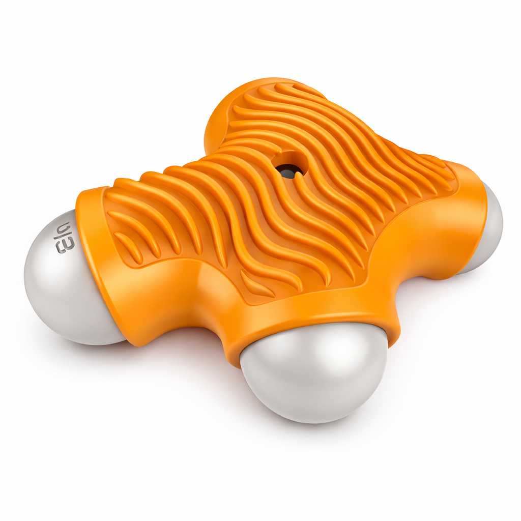 Treats Dispenser NYLO-CHOO Nylon+TPR Bone Orange