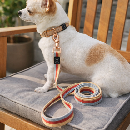UrbanPets Material Wrist Strap Detachable Dog Leash