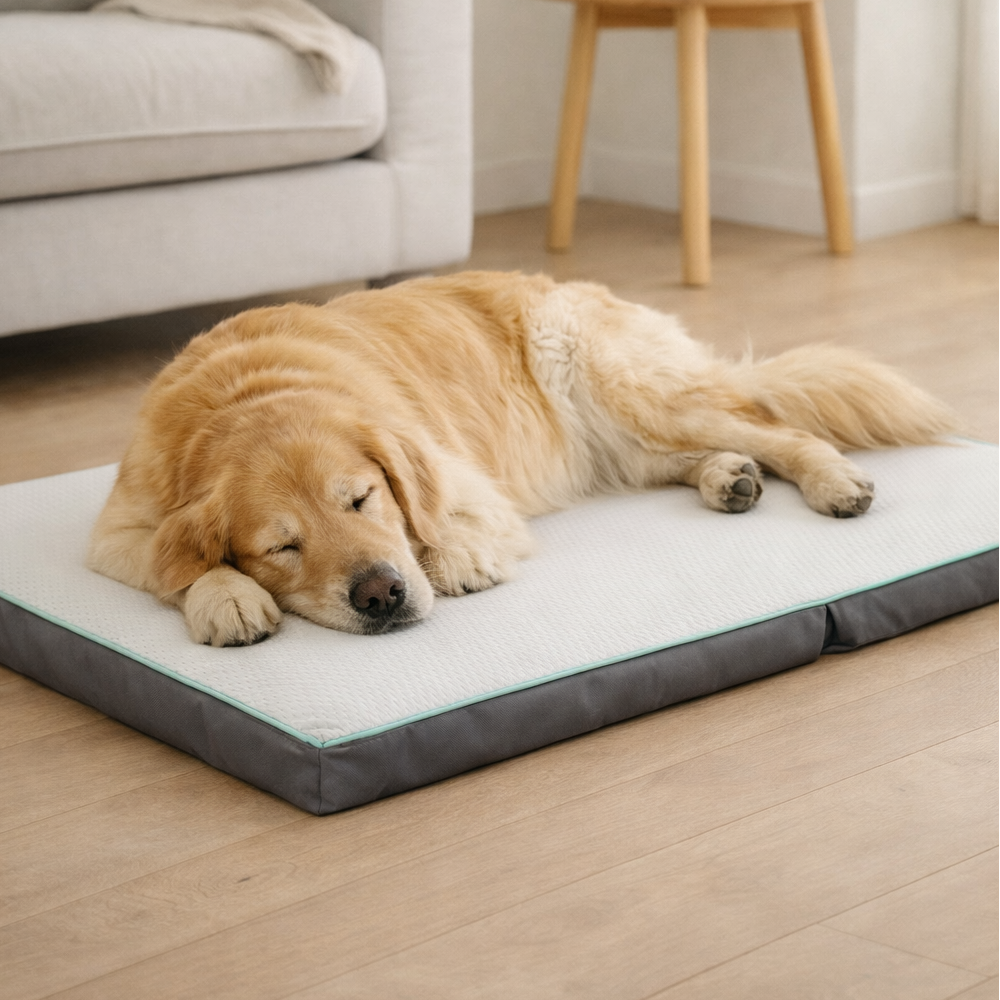 Cooling Pet Beds. Large Pet Beds with Washable Cover