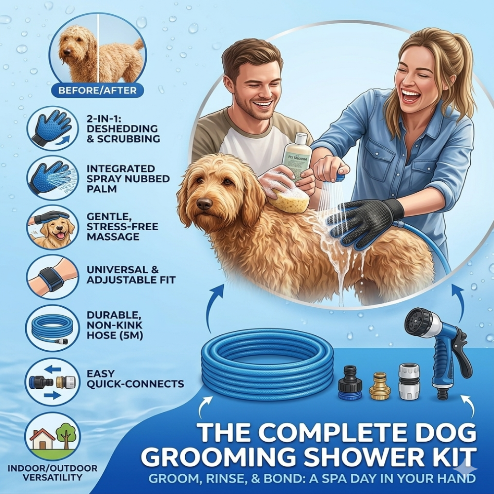 Pet Washing & Grooming Tool