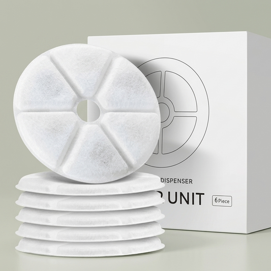 Replacement Filters for Cat Fountain 6 Pack Activated Carbon