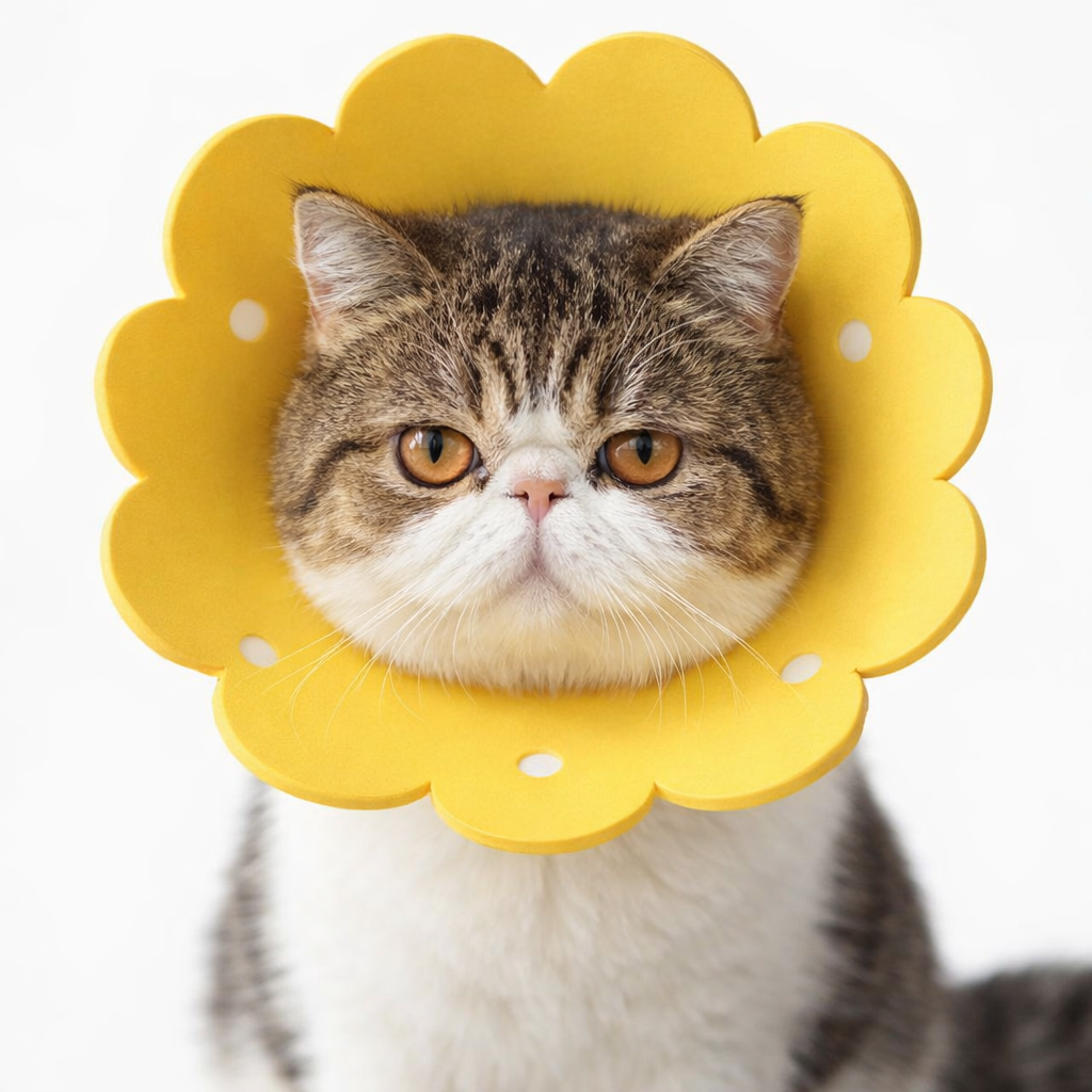 Pet Sunflower Recovery Protective Elizabethan Collar For Dog/Cat