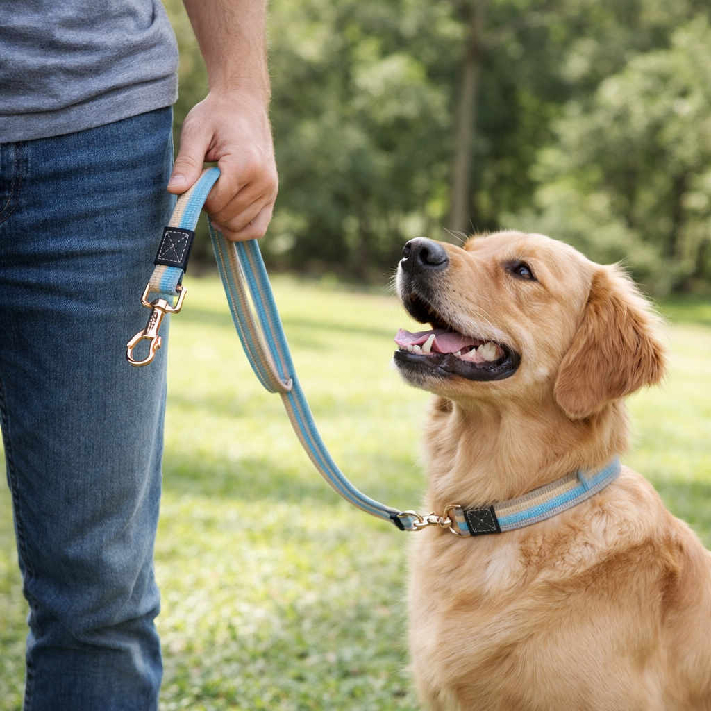 UrbanPets Material Wrist Strap Detachable Dog Leash