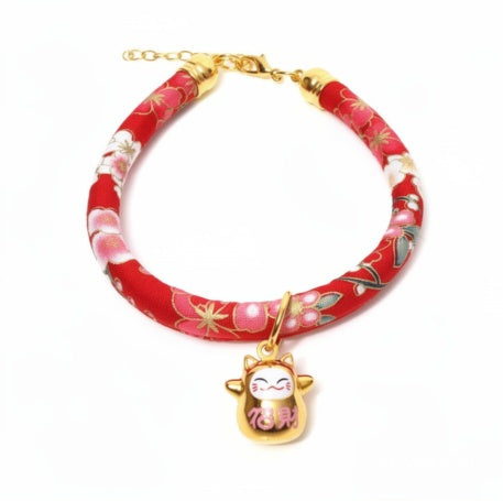 Japanese Lucky Cat Collar