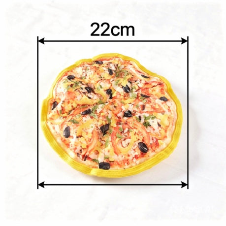 Plush Dog Toys - Pizza with Squeaker