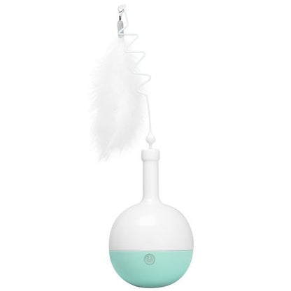 Motion Sensor Interactive Cat Ball Toys with Food Dispenser