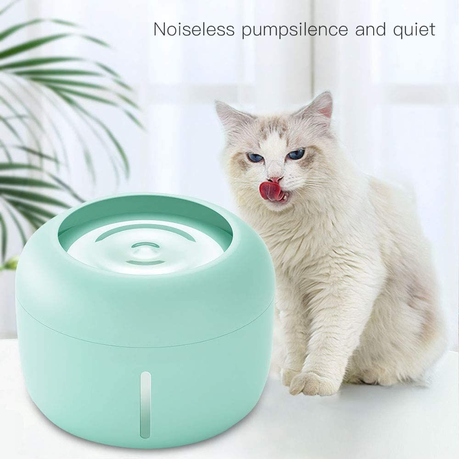 2.5L Super-Quiet Automatic Water Fountain, Ideal for Cats & Small Dogs