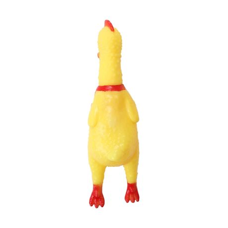 Squeaky Rubber Chicken Dog Chew Toy