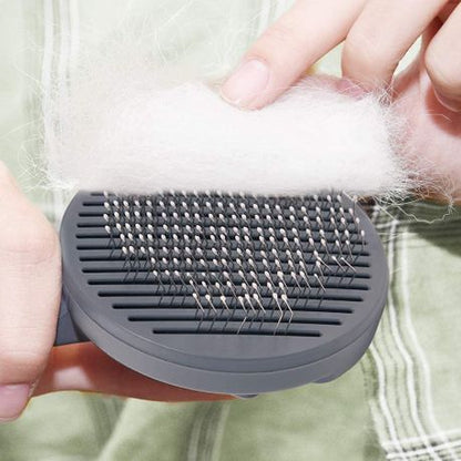 T9 Cat Dog Grooming Brush Self Cleaning Shedding Brush