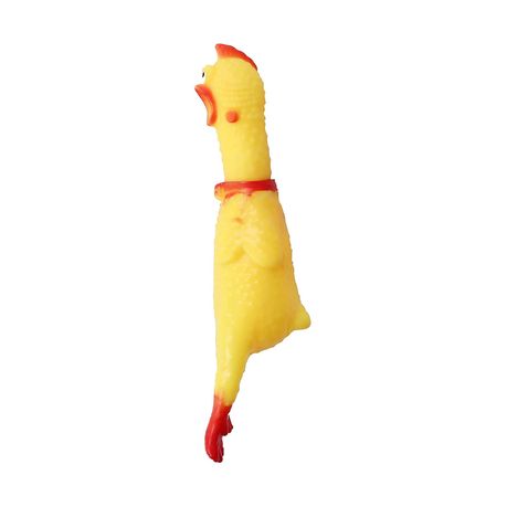 Squeaky Rubber Chicken Dog Chew Toy