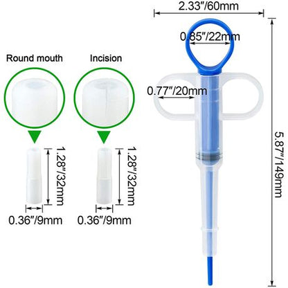 Pet Medicine Feeder, Cat Dog Puppy Pill Dispets Feeding Kit