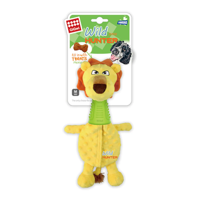 Chase and Catch Durable Squeaky Plush Dog Toy